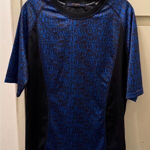 Louis Vuitton Men's Black and Blue Rash Guard